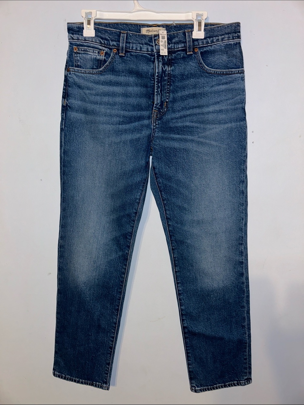Madewell Woman’s Dark Blue Straight Jeans